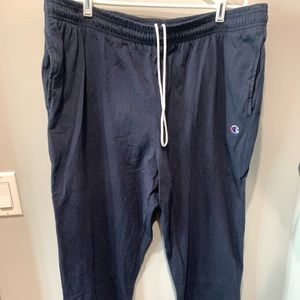 Navy Blue Champion Athletic pants with drawstring